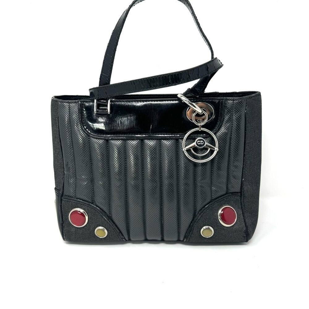 Christian Dior Vintage Cadillac Chris Patent Leather Shoulder Bag – Y2k Galliano - Picture 2 of 12